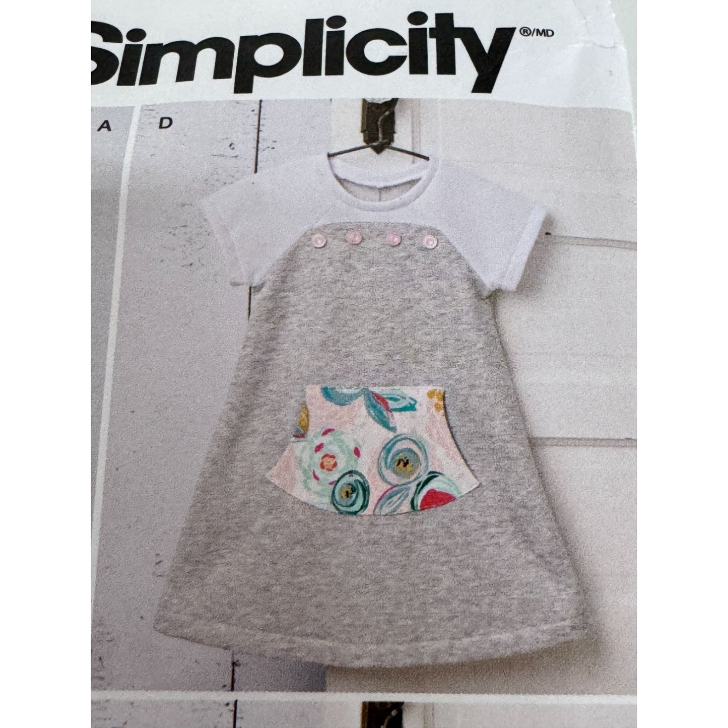 Simplicity Sewing Pattern 8270 Toddler Knit Dress Tunic and Leggings Uncut