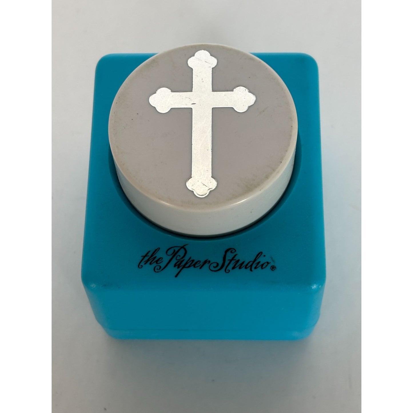 The Paper Studio Paper Punch Cross Christian Religious Card Making Craft 1.5 in