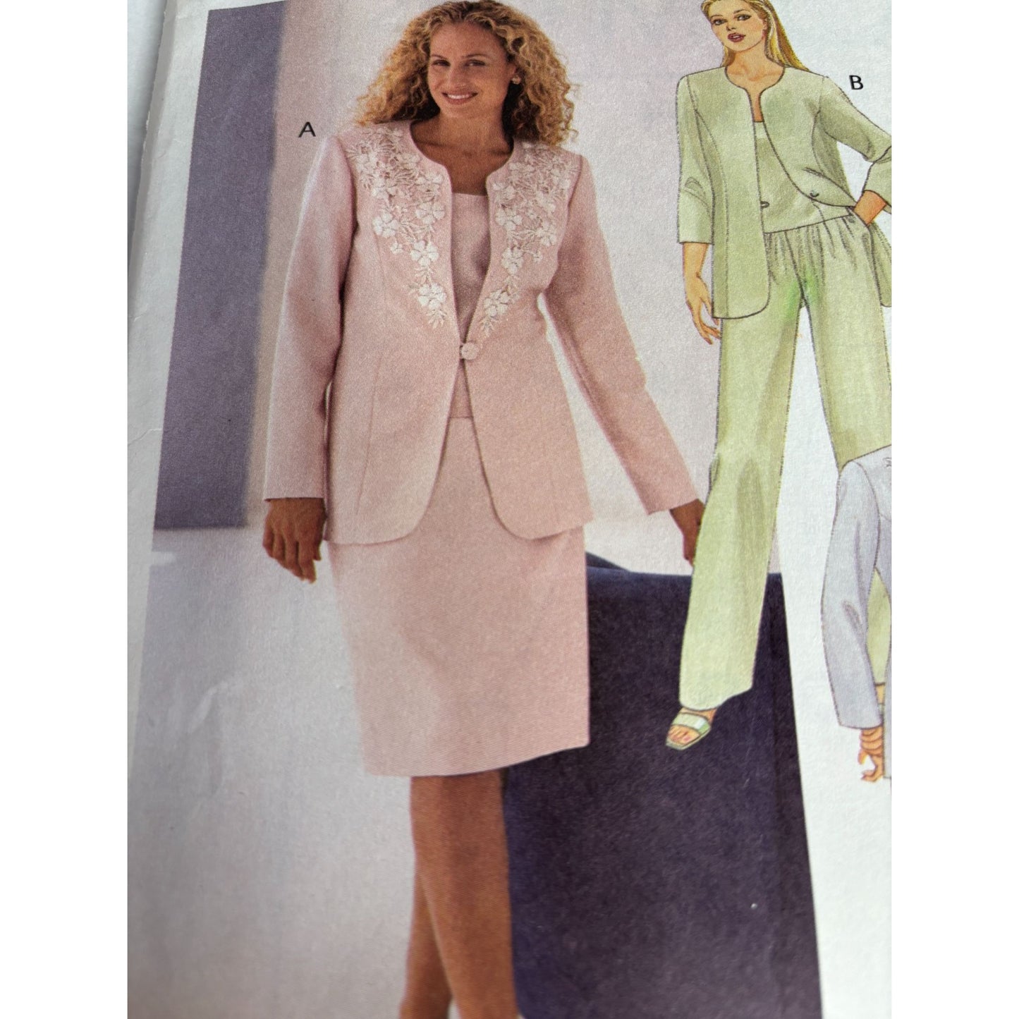 McCalls Sewing Pattern 2594 Jacket Top Pants Skirt Work Wardrobe 18W 20W 22W 24W