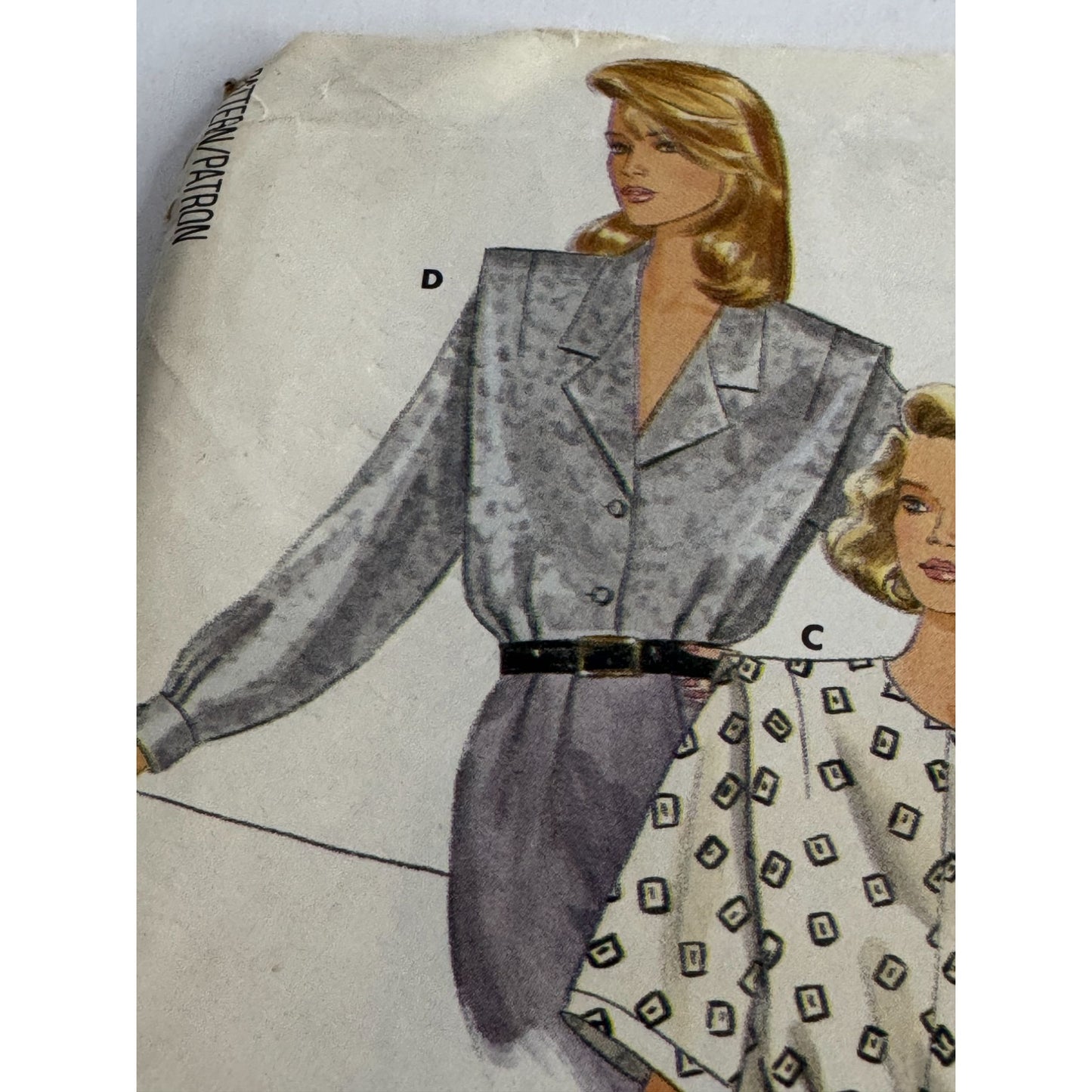 Butterick Classics Sewing Pattern 5780 Blouses Shirts Easy Plus Size 20 22 24 UC