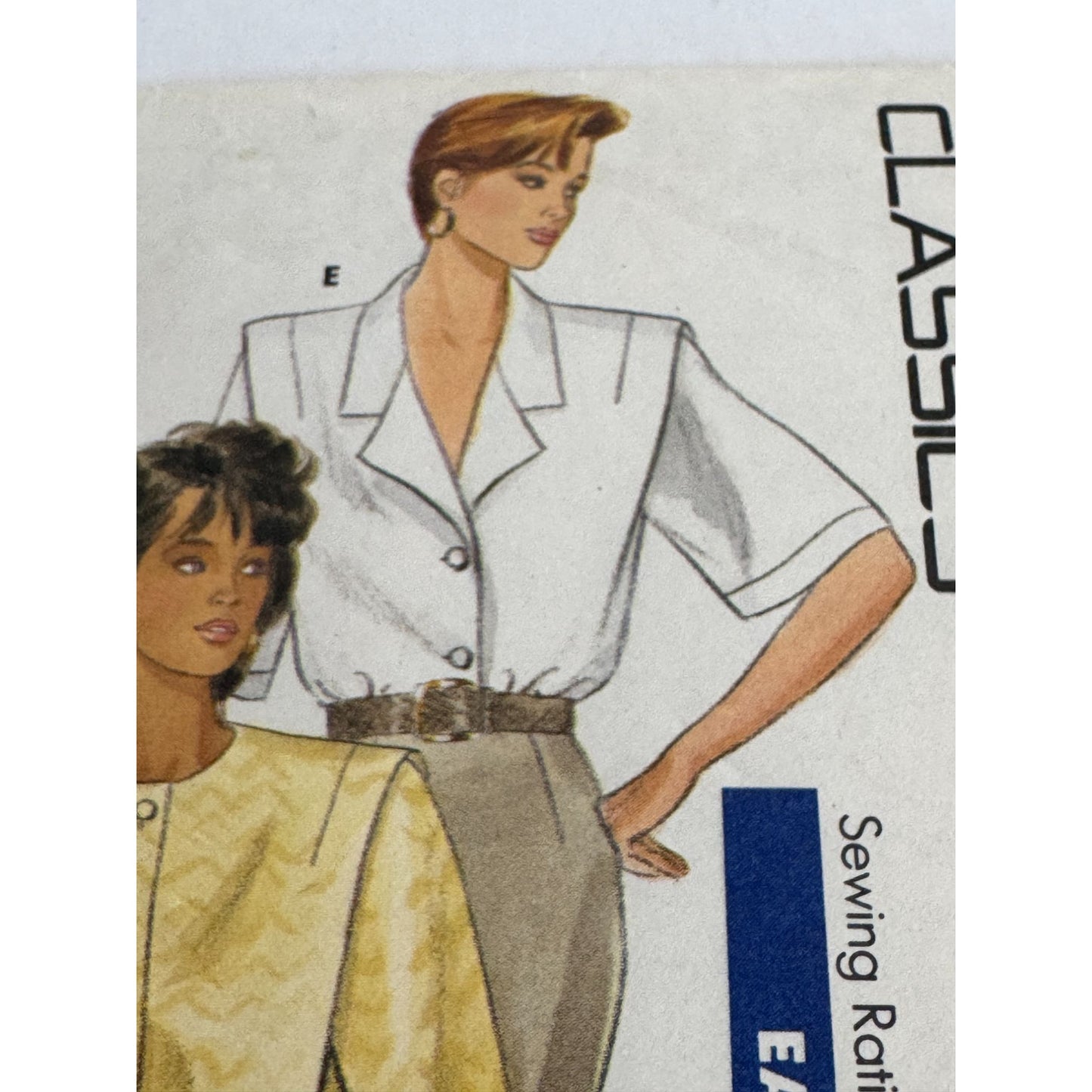 Butterick Classics Sewing Pattern 5780 Blouses Shirts Easy Plus Size 20 22 24 UC