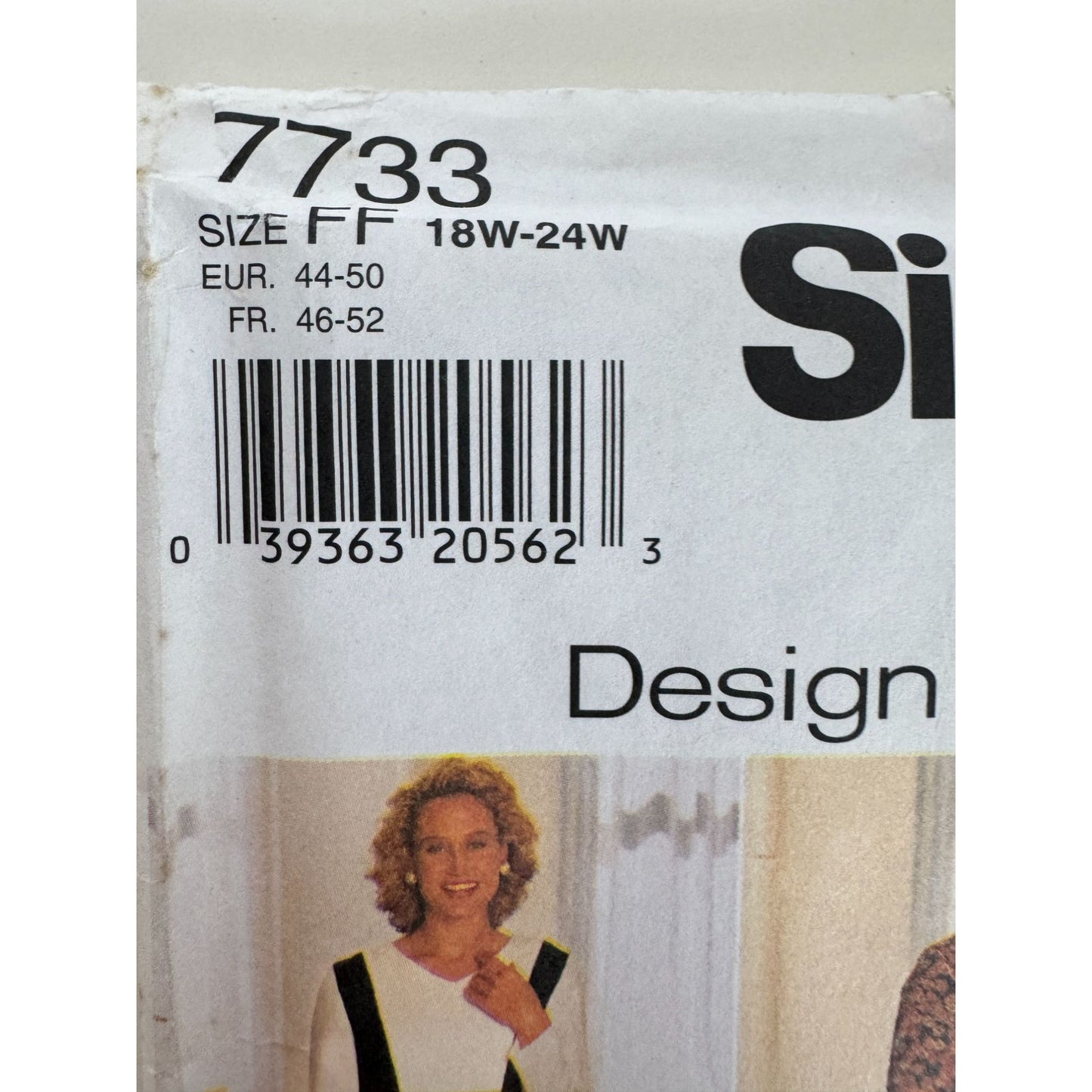 Simplicity Sewing Pattern 7733 Women's Dress 20W 22W 24W Design Your Own Uncut