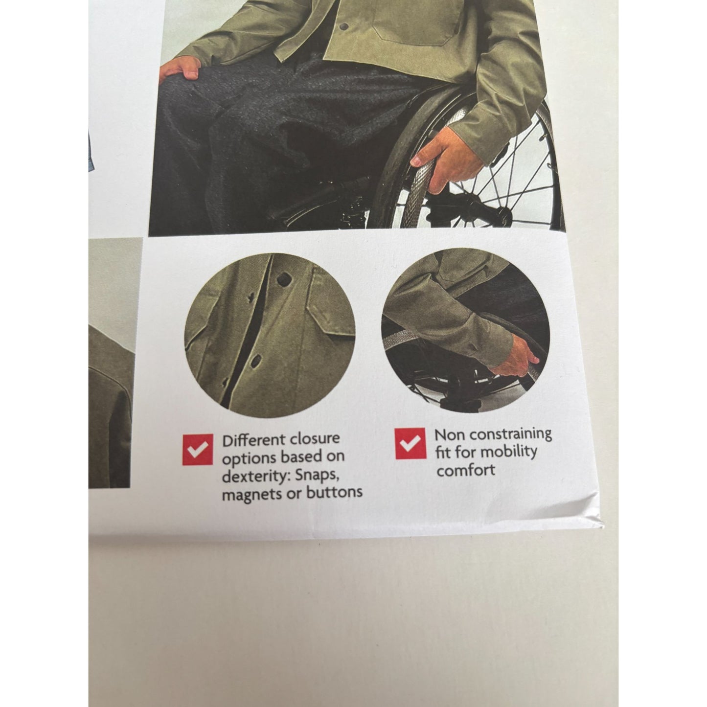 Simplicity Sewing Pattern S3019 Sewn Adaptive Jacket Shacket Mobility Comfort UC