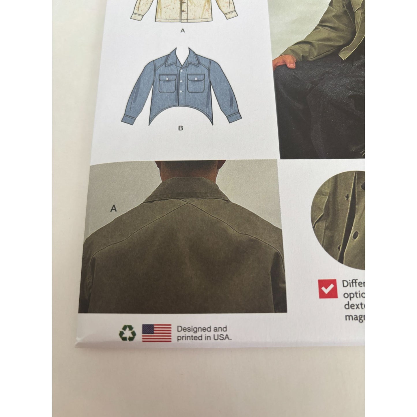 Simplicity Sewing Pattern S3019 Sewn Adaptive Jacket Shacket Mobility Comfort UC