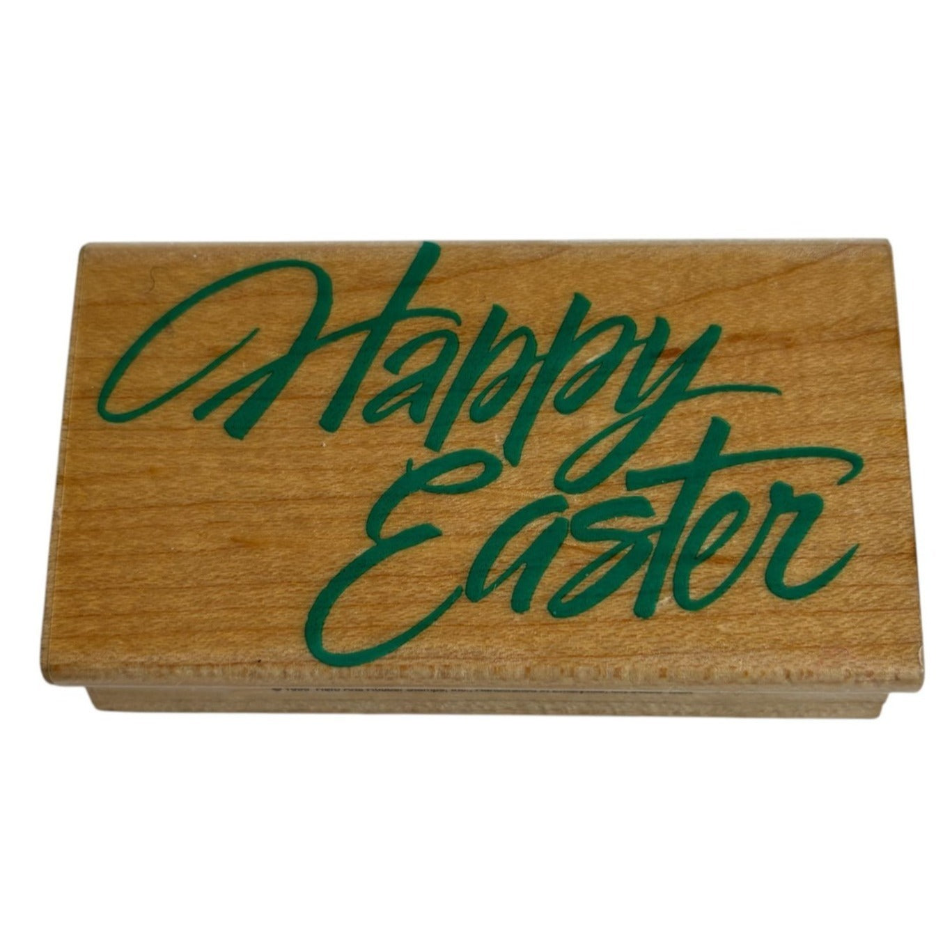 Hero Arts Rubber Stamp Happy Easter Spring Sentiment Cursive Card Making Words