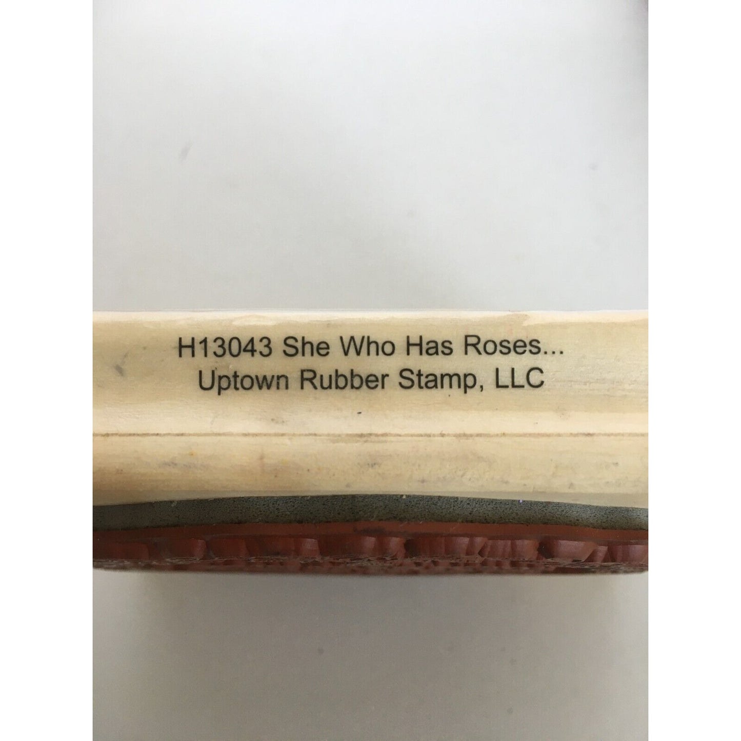 Uptown Holly Pond Hill Rubber Stamp She Who Has Roses in Her Garden Nature Rare