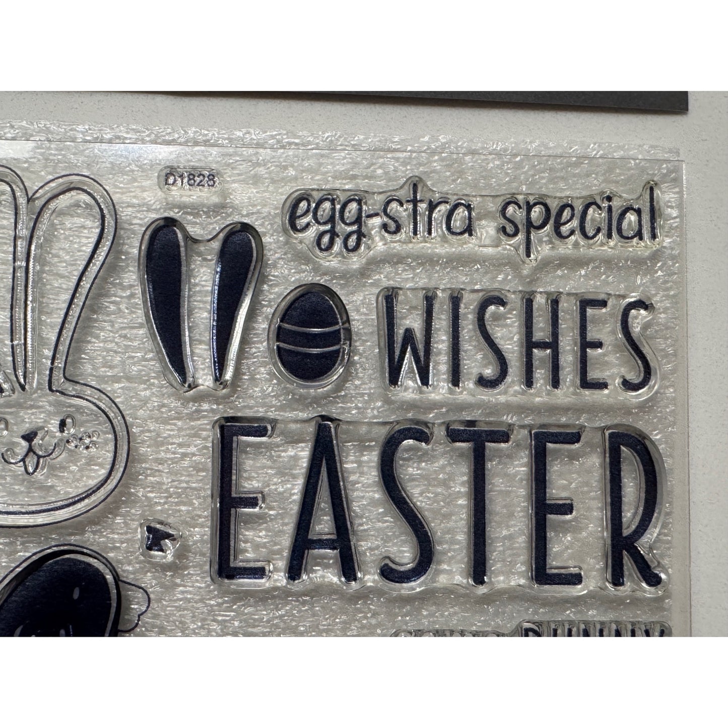 CTMH My Acrylix Stamps Set Eggstra Special Easter Bunny Puns Spring Funny Eggs