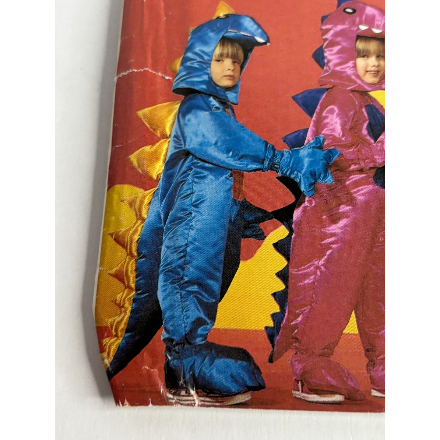 McCalls Sewing Pattern P407 Dinosaur Halloween Costume Kids 5 6 Uncut Dress Up