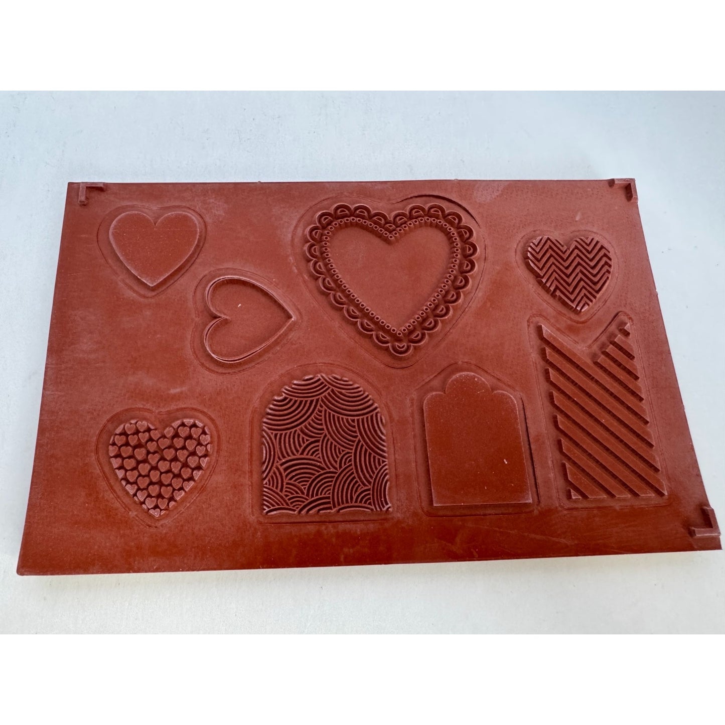 Stampin Up Rubber Stamp Set Hearts A Flutter Valentines Day Gift Tag Card Making