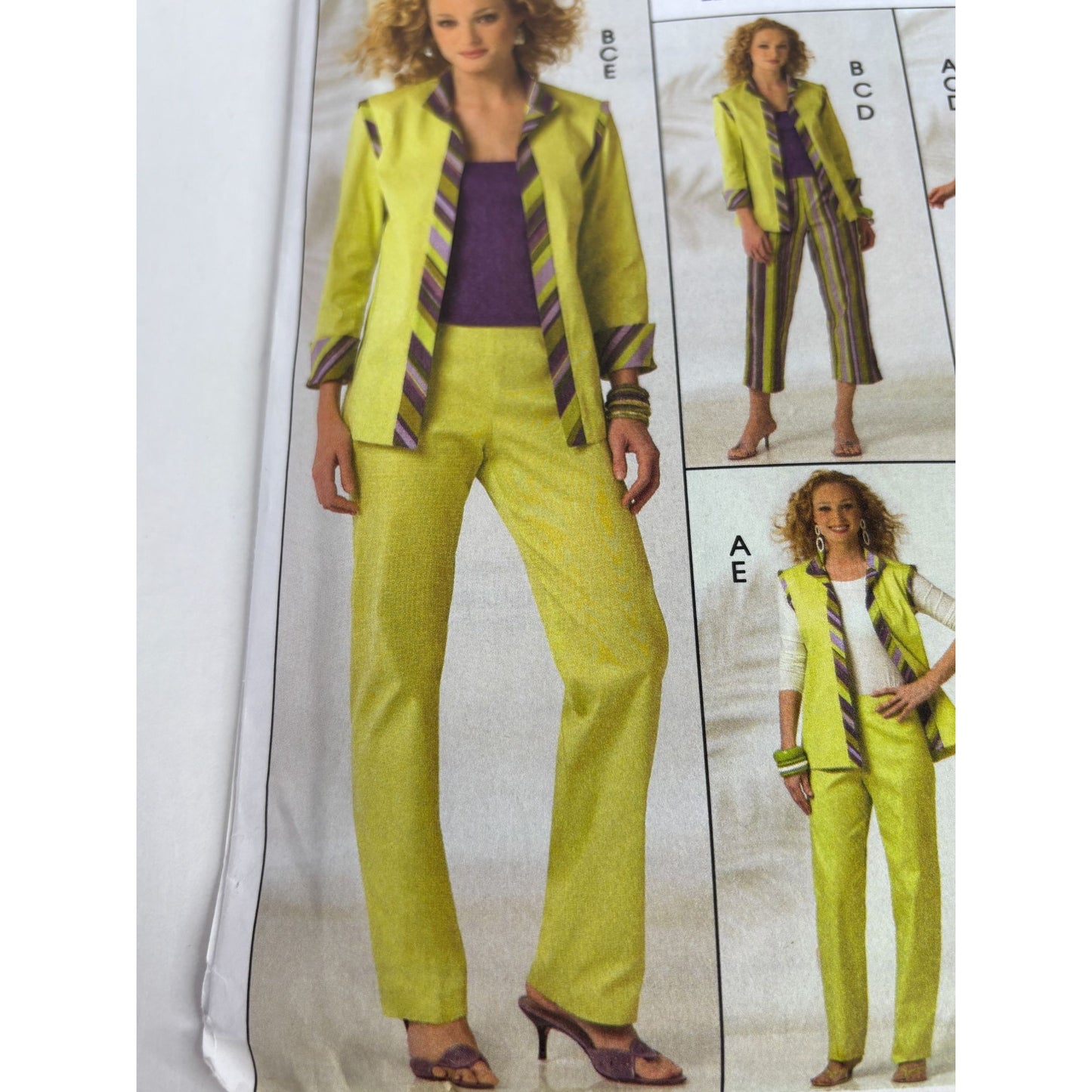 McCalls Sewing Pattern M5432 Misses Jacket Top Pants Outfit Wardrobe 8-14 Uncut