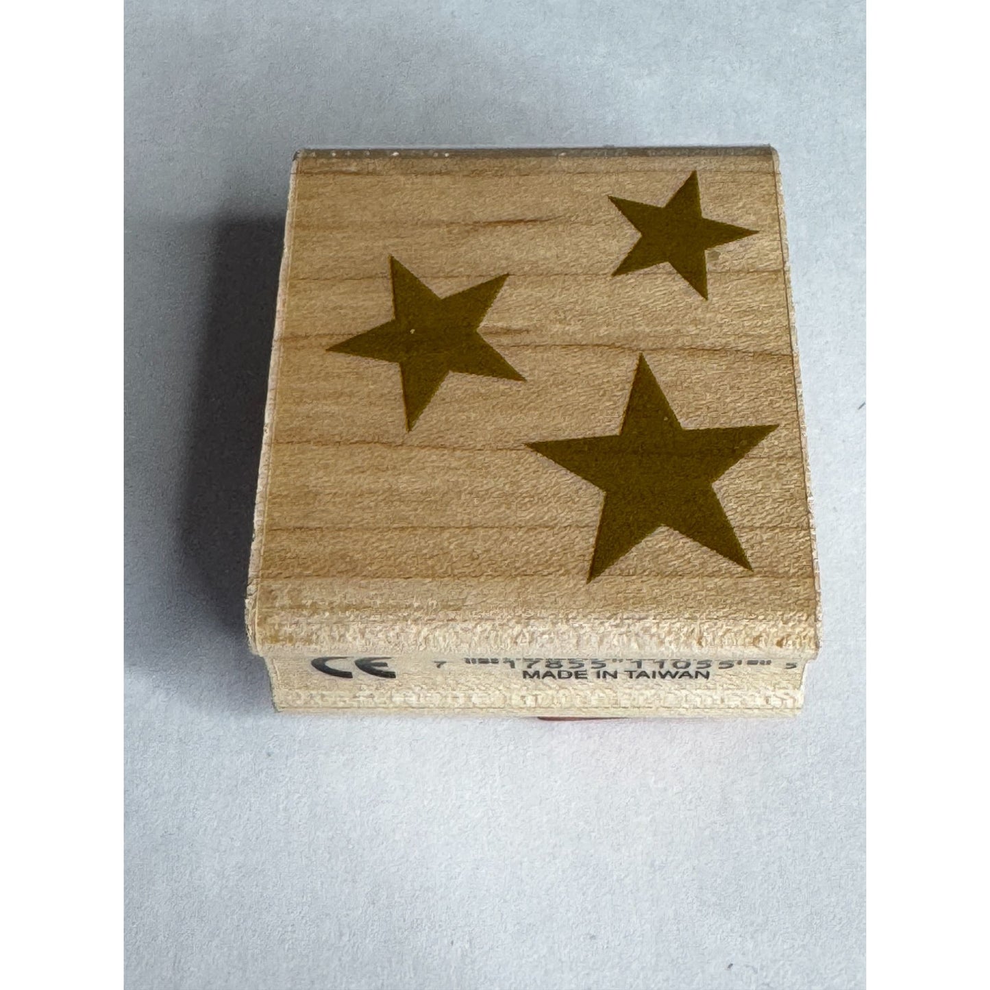 Rubber Stampede Rubber Stamp Star Trio Night Sky Patriotic Fourth of July Craft