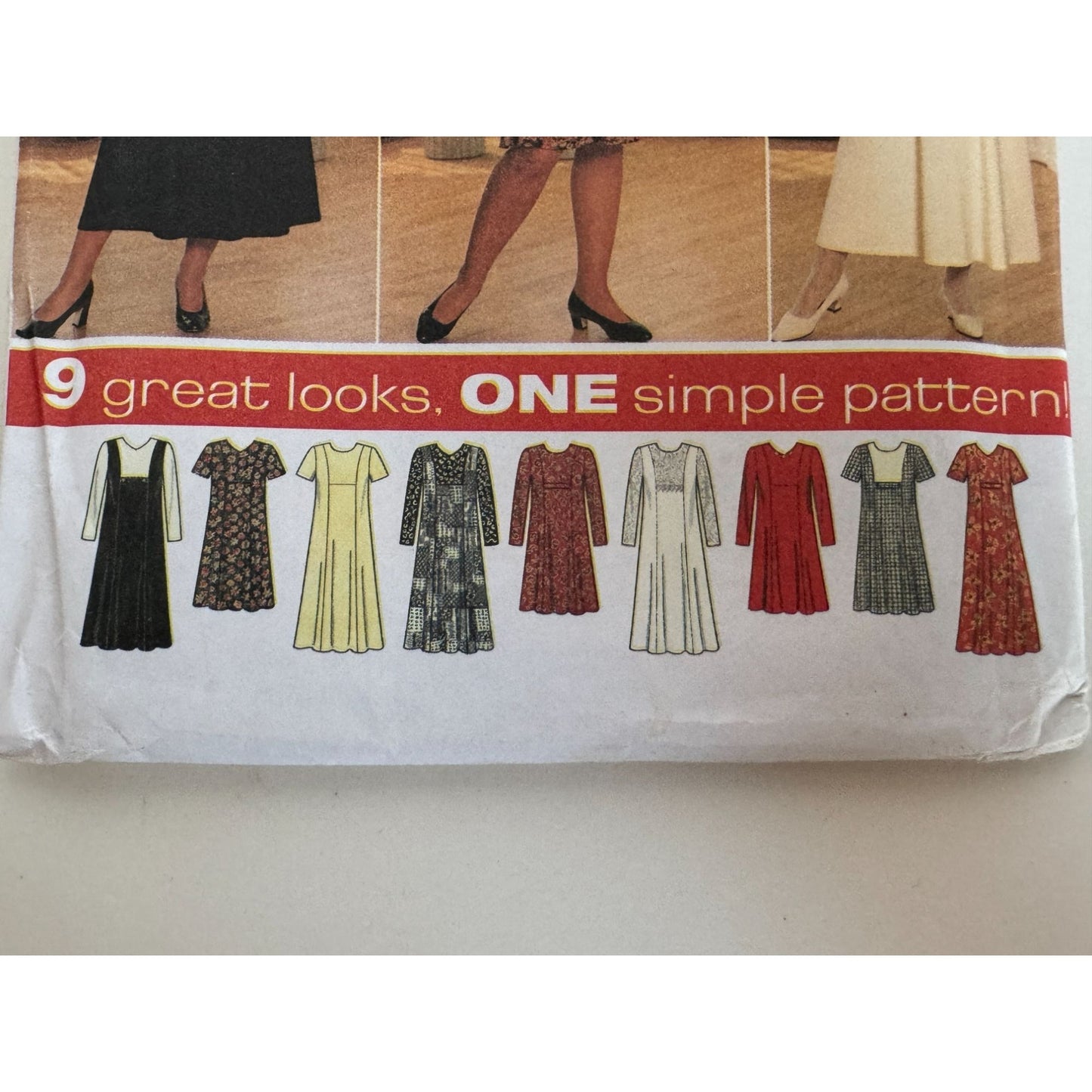 Simplicity Sewing Pattern 7733 Women's Dress 20W 22W 24W Design Your Own Uncut