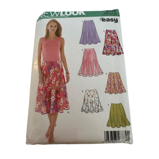 Simplicity New Look Sewing Pattern 6461 Easy Womens Skirt UC 10-22 DIY Fashion