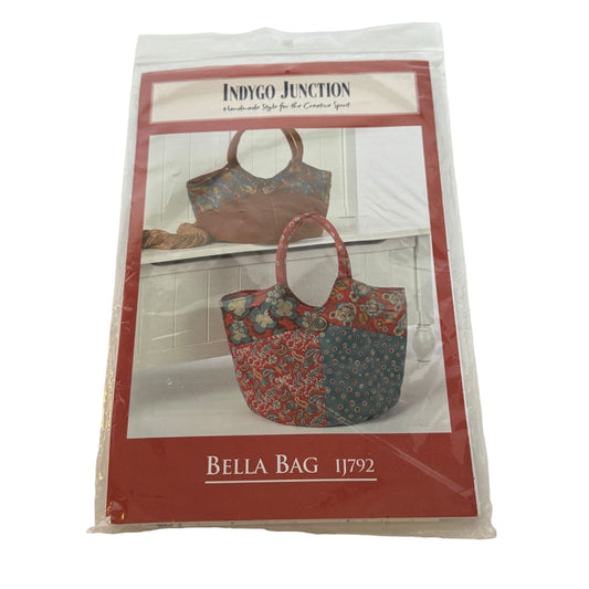 Indygo Junction Sewing Pattern IJ792 Bella Bag Handbag Purse Accessory Uncut