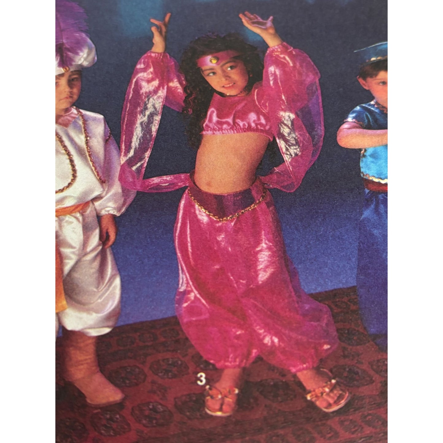 Simplicity Costumes Sewing Pattern 8645 Arabian Nights Outfits Kids Halloween UC