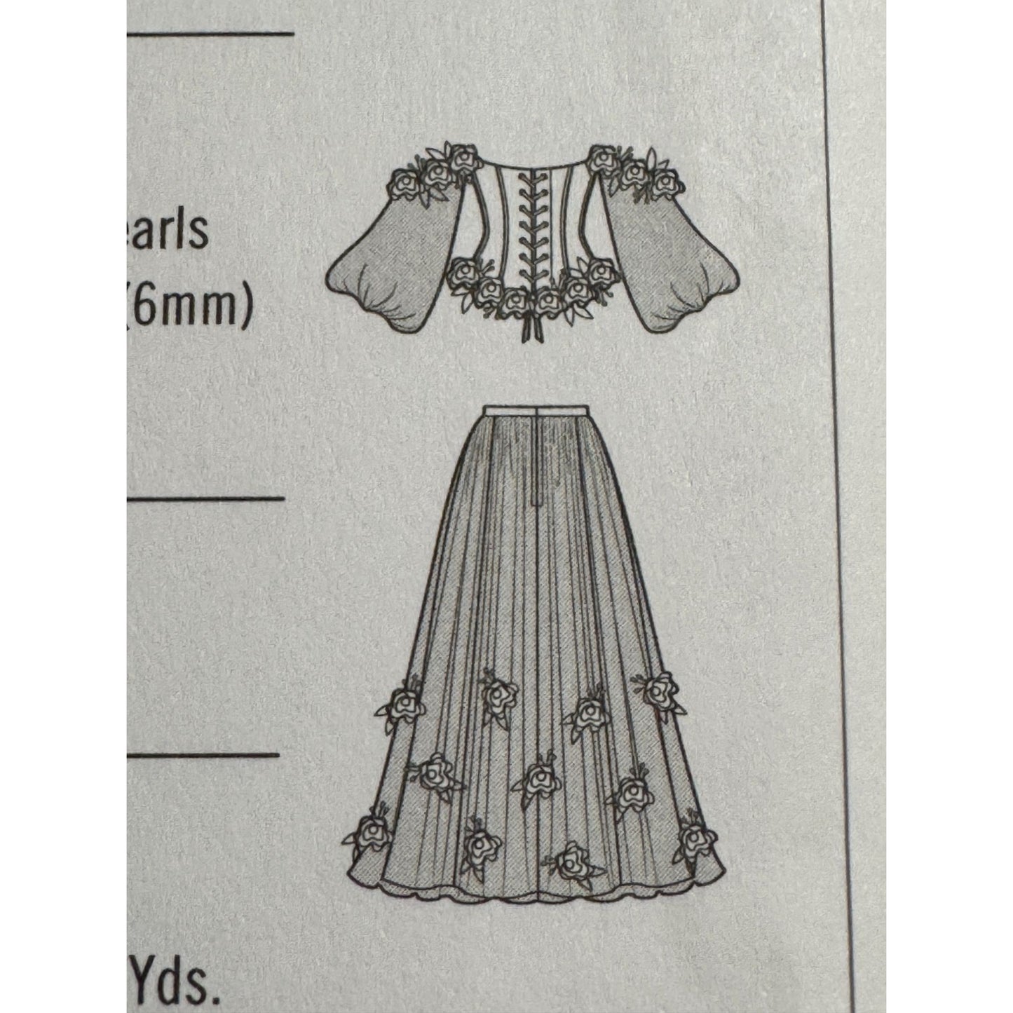 Simplicity Sewing Pattern S9577 Renaissance Costume Dress Historical 6-14 Uncut