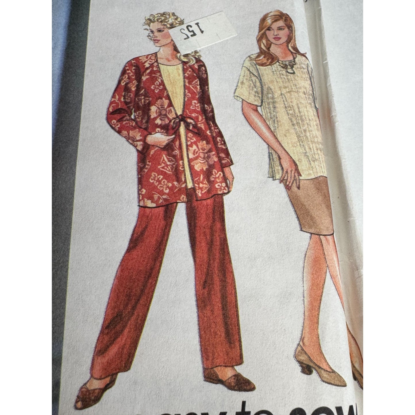 Simplicity Sewing Pattern 9474 Full Figure Womens 18W-24W Jacket Skirt Pants UC