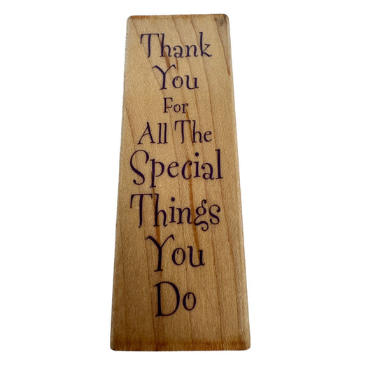 Hero Arts Rubber Stamp Thank You For All The Special Things You Do Card Making