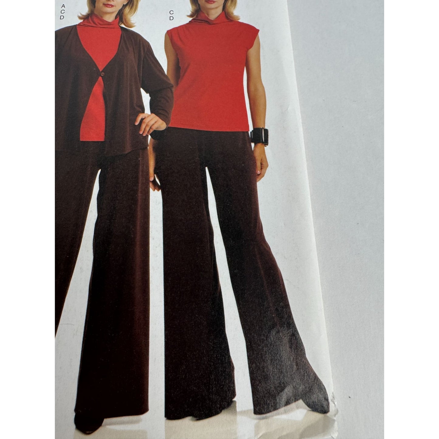 Butterick Sewing Pattern B5271 See and Sew Work Jacket Top Pants Sizes XS S M UC