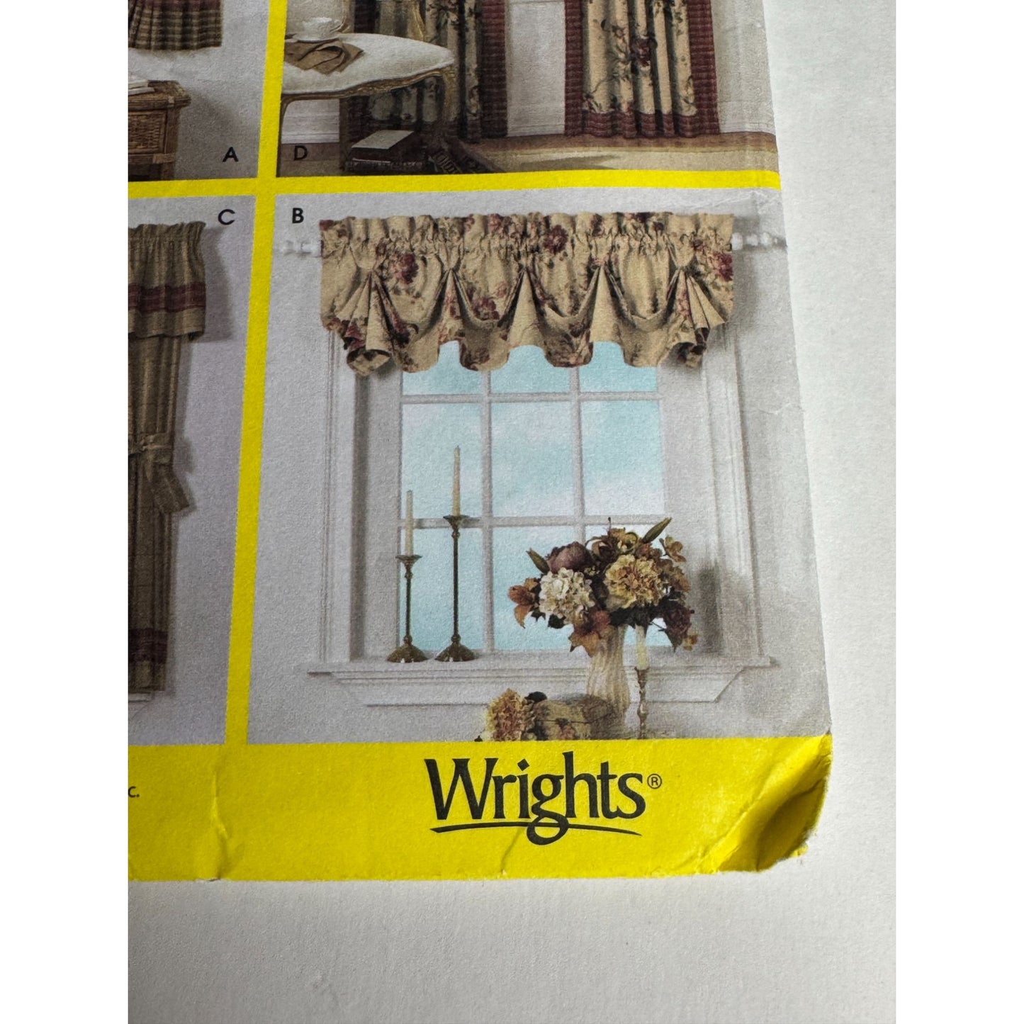 Simplicity Sewing Pattern for Dummies 4497 Window Treatments Curtains Home Decor