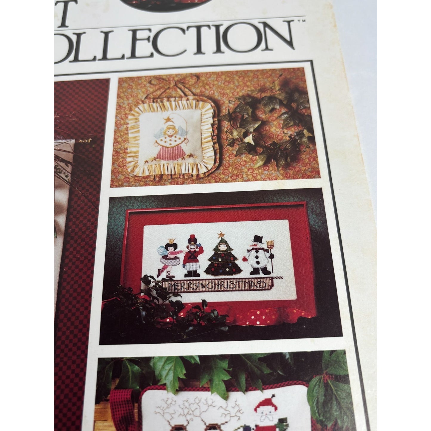 Cricket Collection Cross Stitch Pattern The Christmas Pageant Santa Reindeer 90