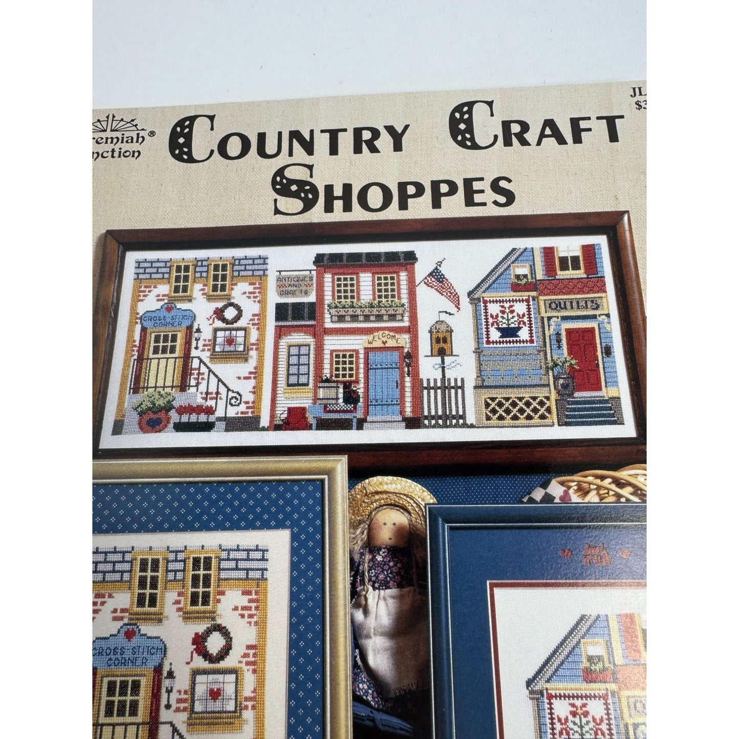 Jeremiah Junction Country Craft Shoppes Cross Stitch Pattern Booklet Quilt Shop