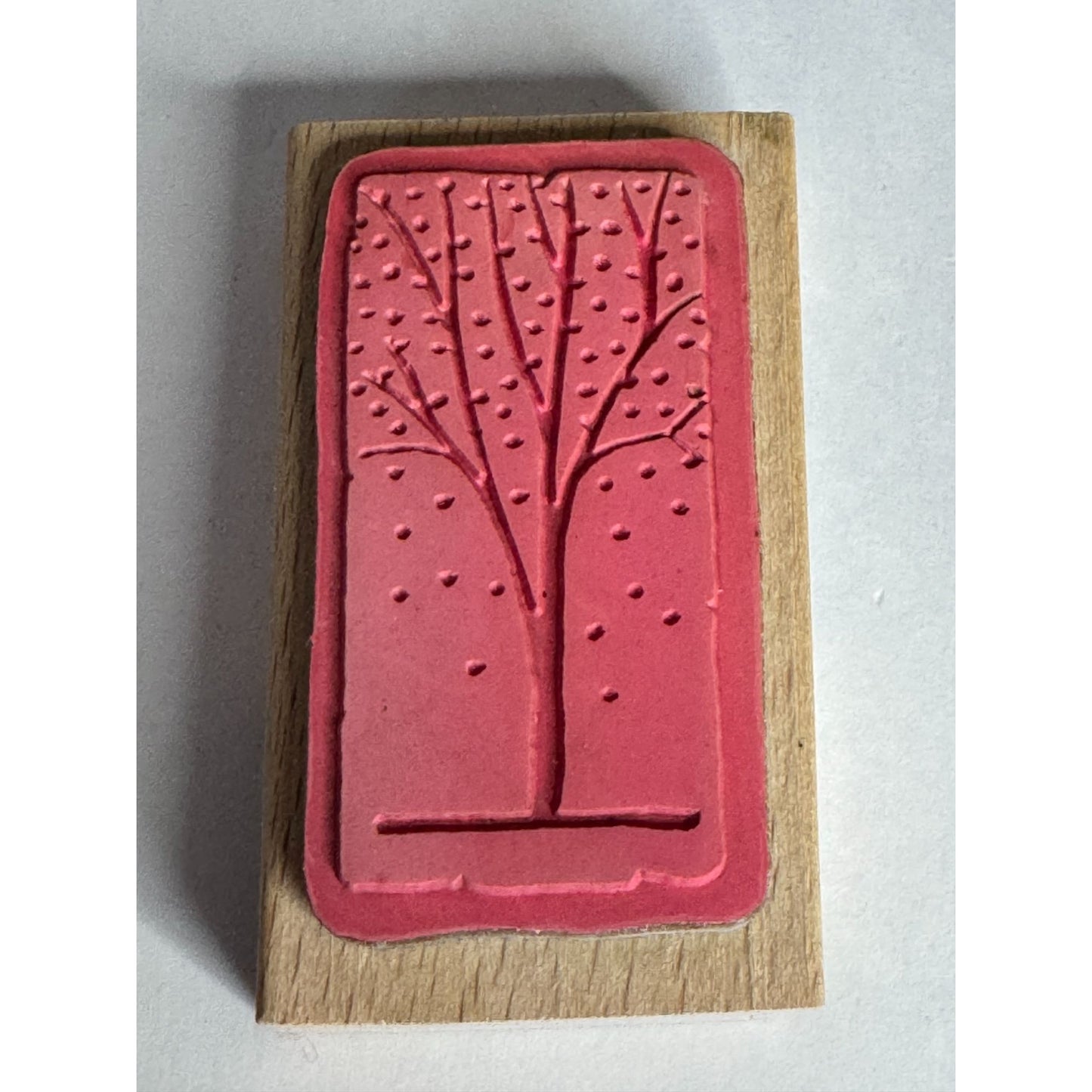 Whispers Rubber Stamp Winter Bare Tree Holiday Christmas Card Making Sugarloaf