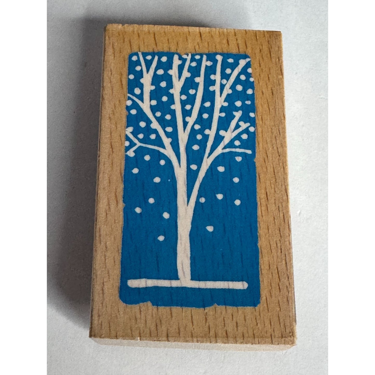 Whispers Rubber Stamp Winter Bare Tree Holiday Christmas Card Making Sugarloaf