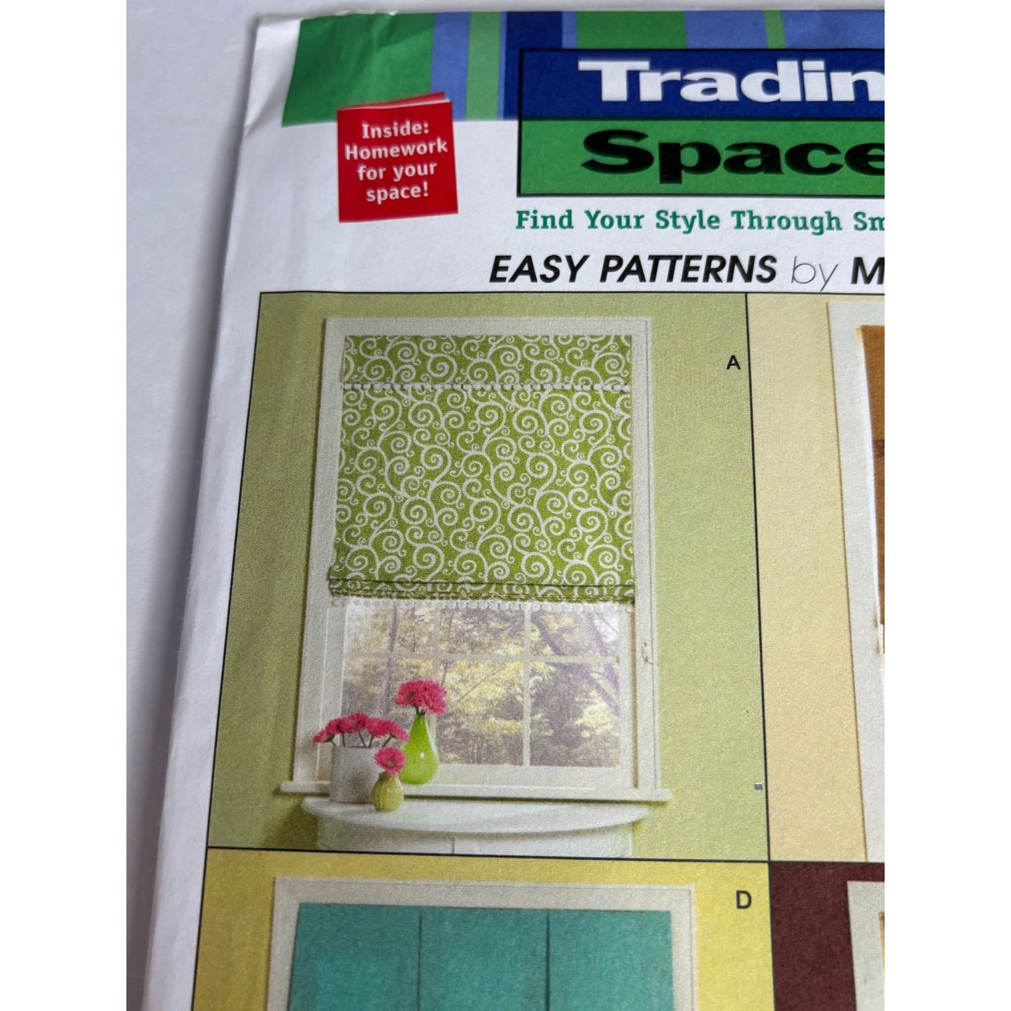 McCalls Sewing Pattern M4731 Trading Spaces Window Shades 36 42 48 inch Uncut