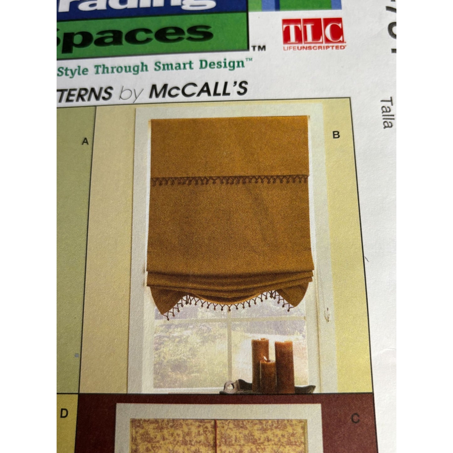 McCalls Sewing Pattern M4731 Trading Spaces Window Shades 36 42 48 inch Uncut