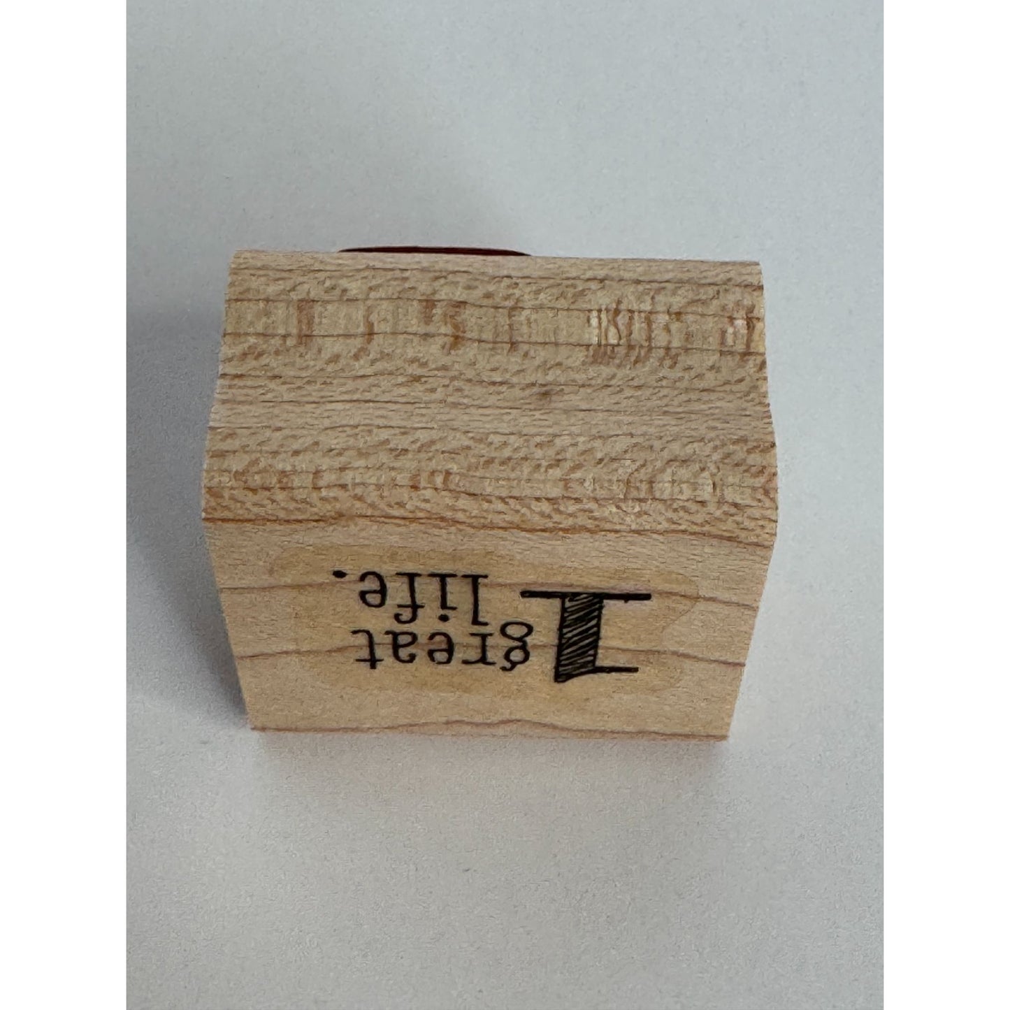 Stampin Up Wood Rubber Stamps Wedding Card Sentiment 1 Great Life 2 Great People