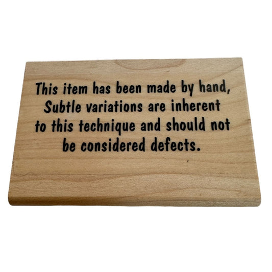 Rubber Stamp Made by Hand Made Craft Fair Tag Card Making Words Knitting