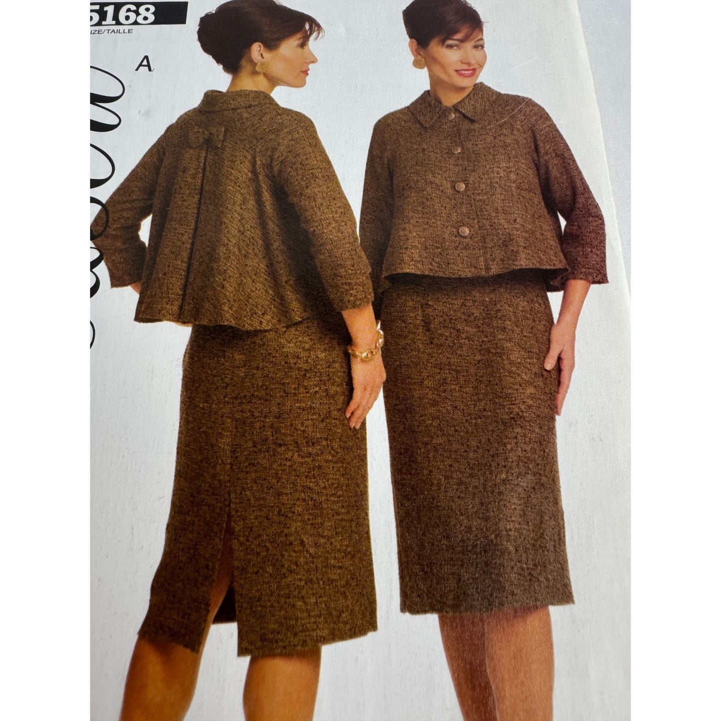 Butterick Sewing Pattern B5168 See and Sew Work Jacket Dress 6-12 Very Easy UC