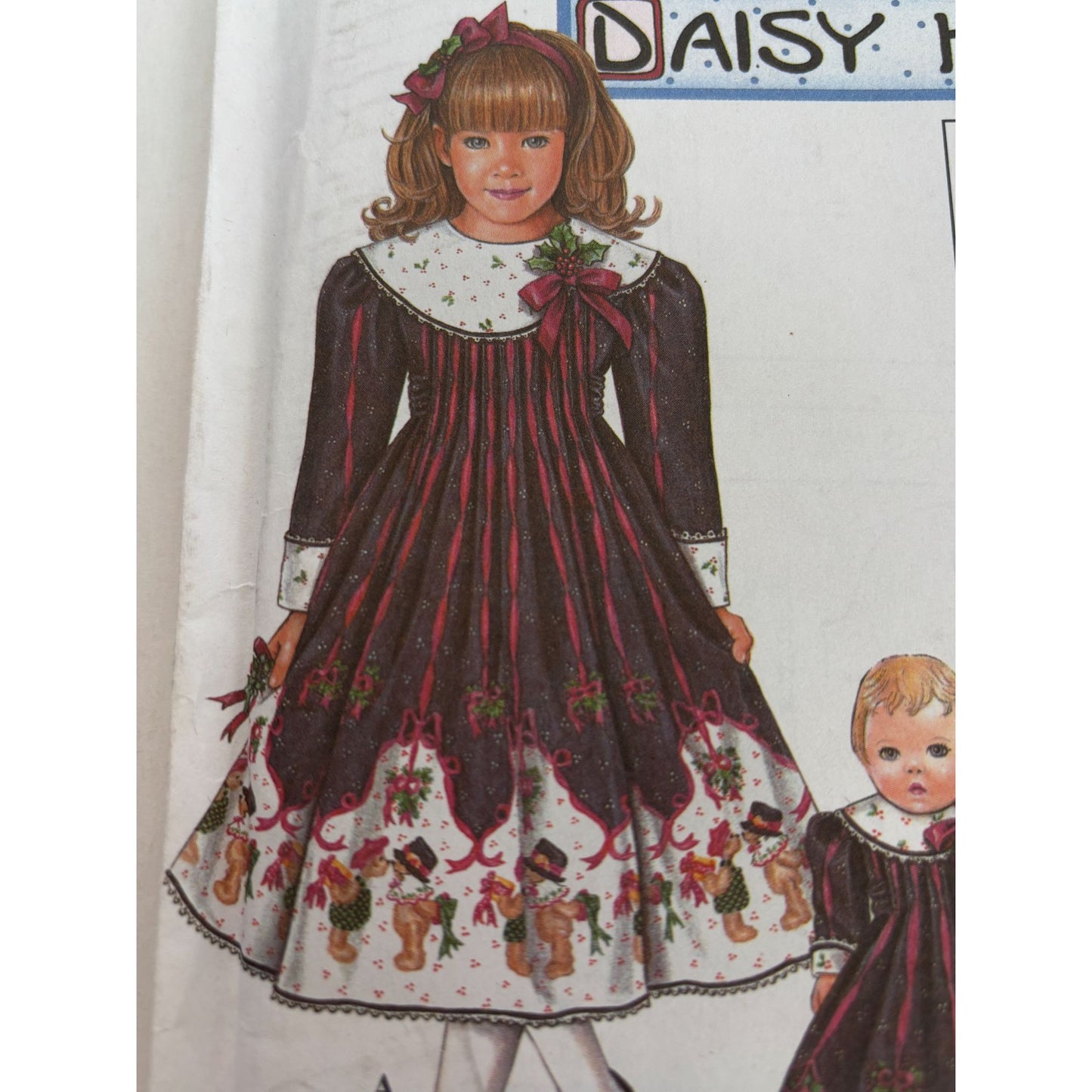 Daisy Kingdom Simplicity Sewing Pattern 8269 Girls and Doll Dress 3 4 5 6 Uncut