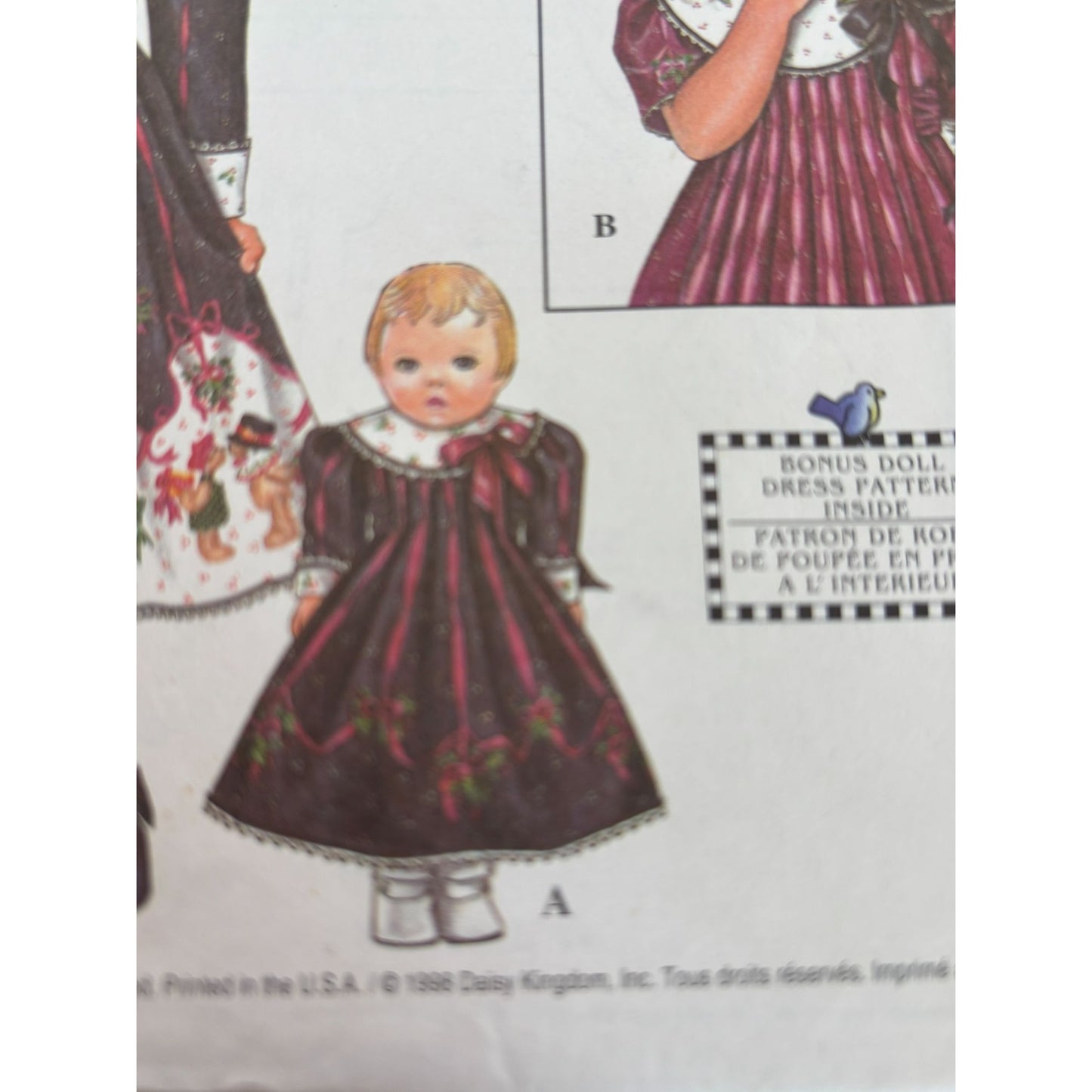 Daisy Kingdom Simplicity Sewing Pattern 8269 Girls and Doll Dress 3 4 5 6 Uncut