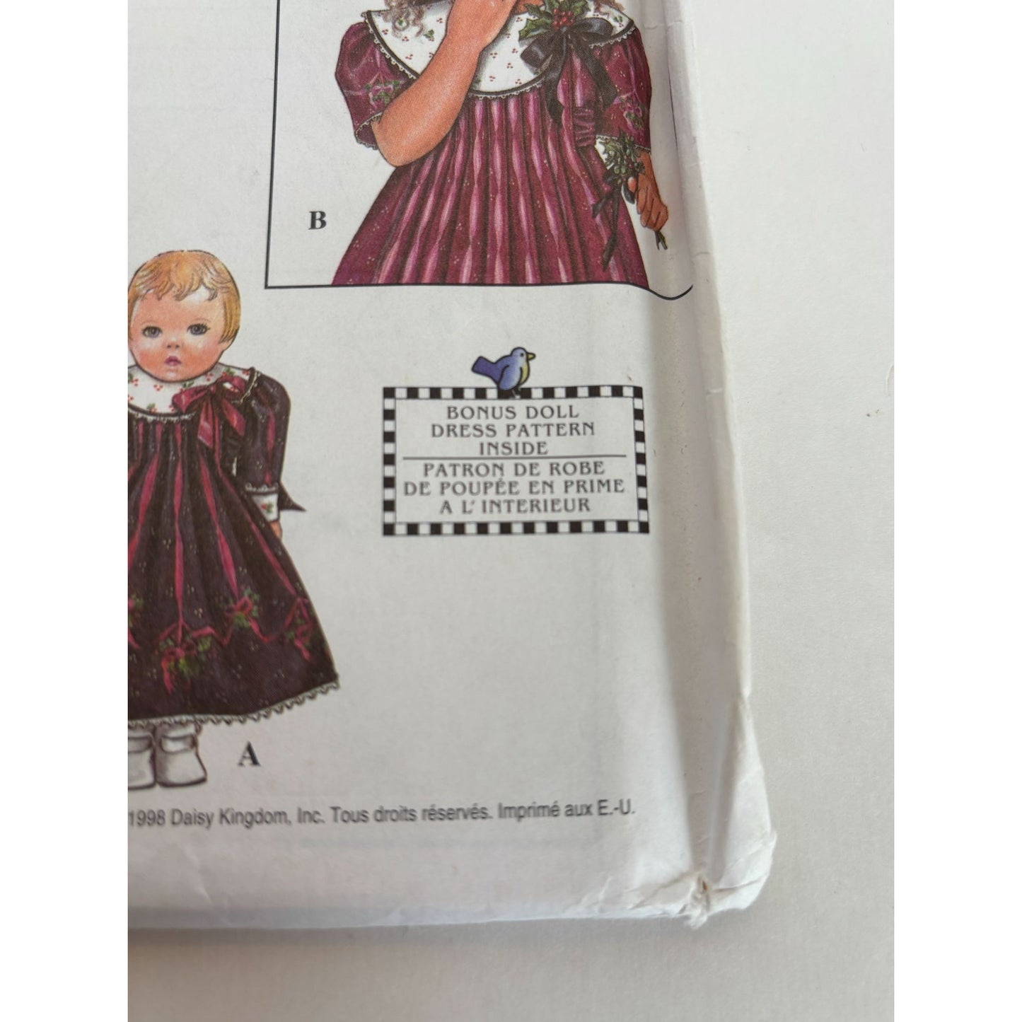 Daisy Kingdom Simplicity Sewing Pattern 8269 Girls and Doll Dress 3 4 5 6 Uncut