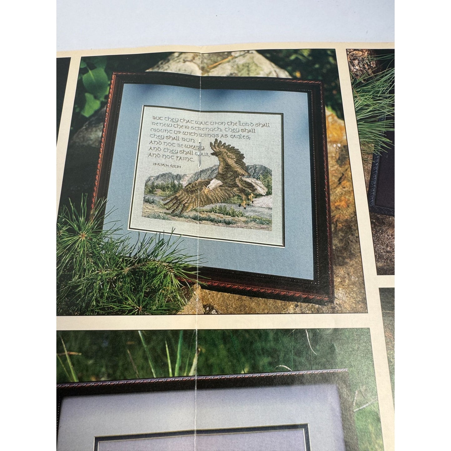 Glorious Earth Praying Hands Cross Stitch Pattern Booklet Christian Nature Bible