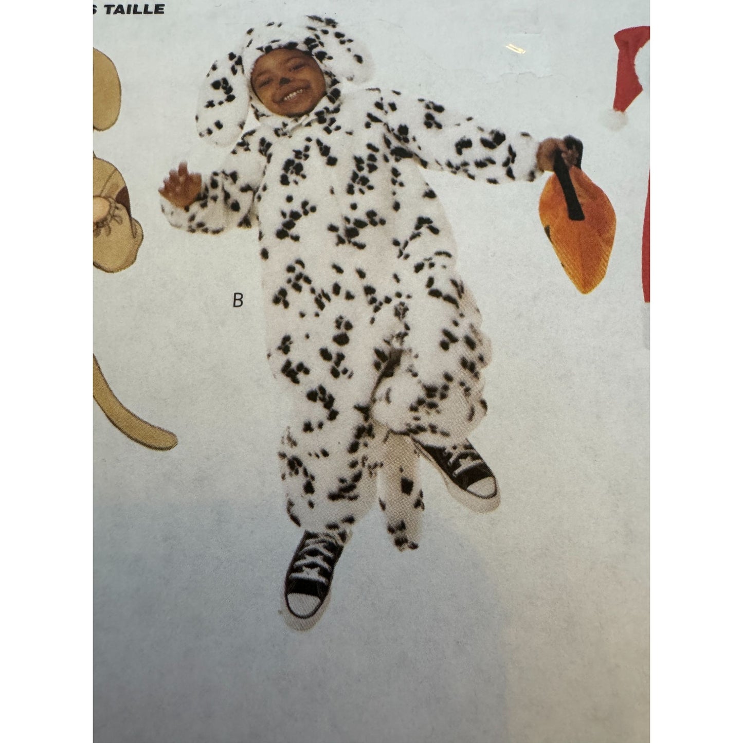 Butterick Sewing Pattern 6695 Kids Animal Costume Dog Santa Tiger Pumpkin Uncut