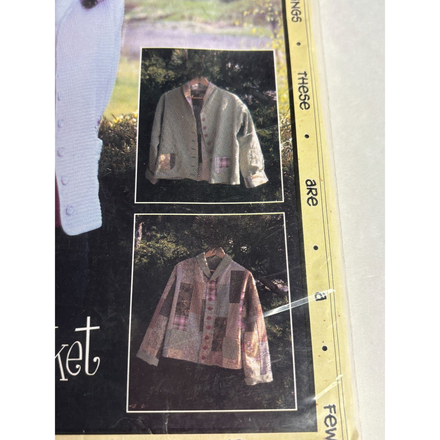 Favorite Things Sewing Pattern Violets R Blue Collection Cardigan Jacket 4-22 UC