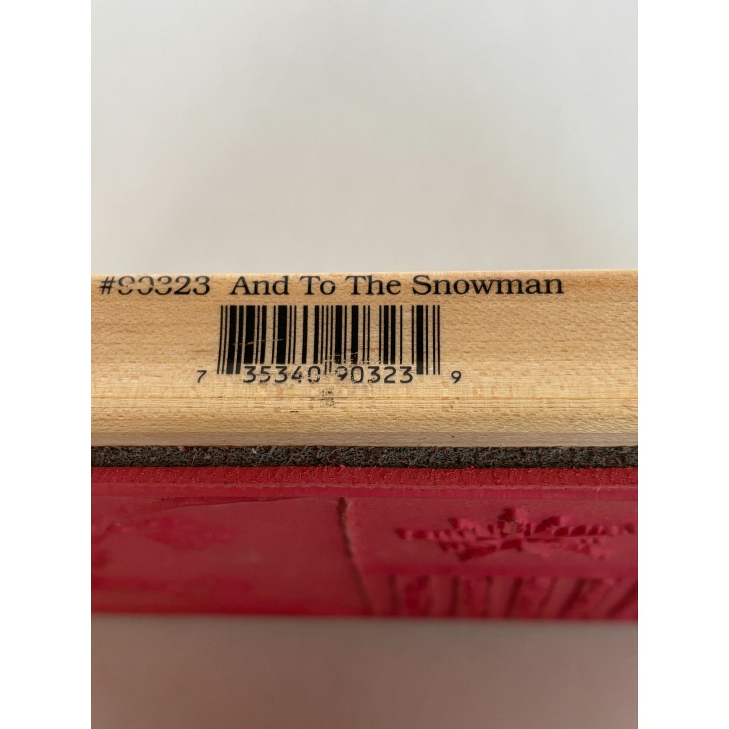 Stamps Happen Rubber Stamp And To The Snowman Funny Patriotic Fiddlestix Large