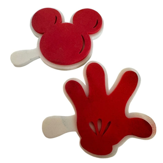 Mickey Mouse Hand and Head Ears Foam Stamps Craft Kids Project Cartoon Big