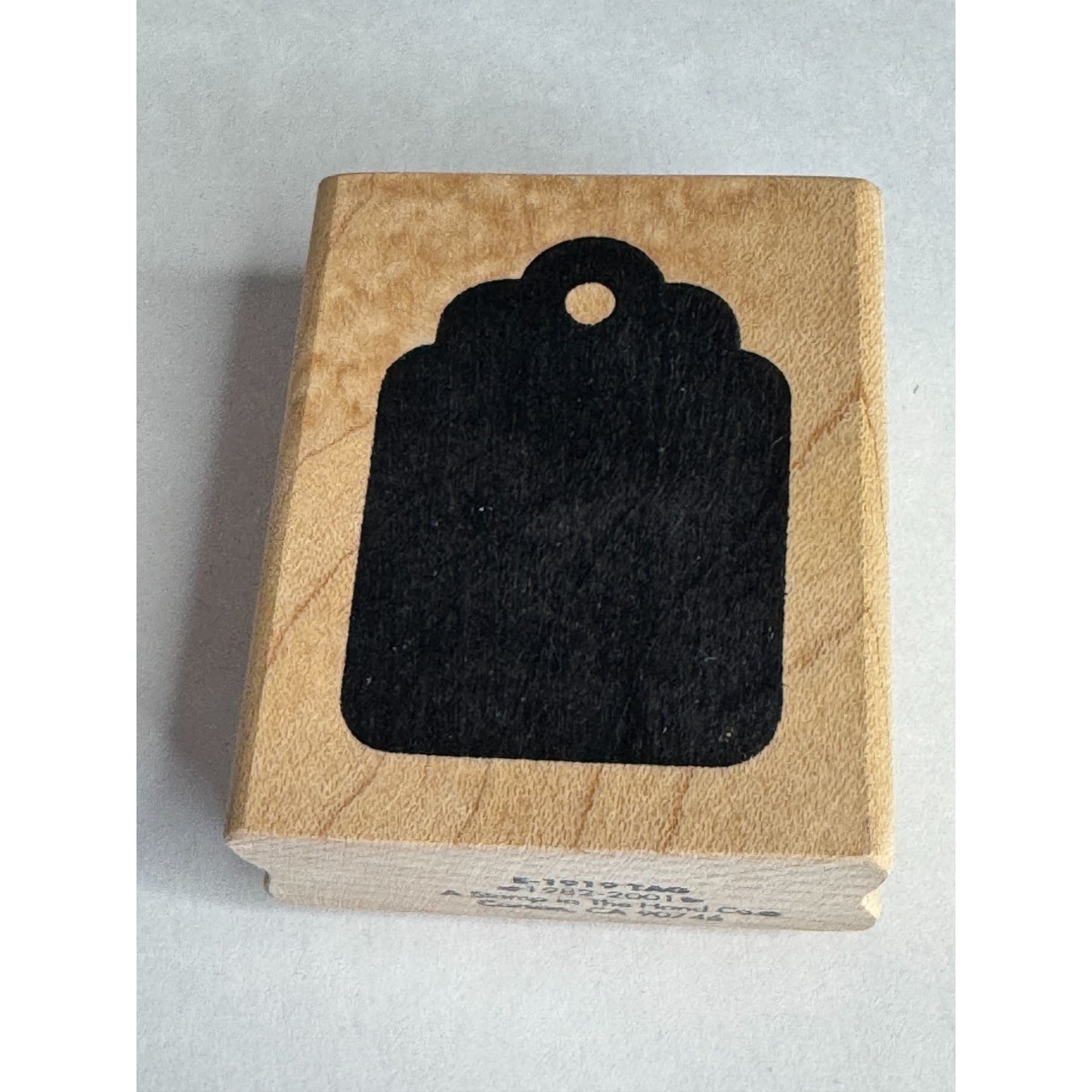 A Stamp in the Hand Rubber Stamp Gift Tag Card Making Craft Fair Garage Sale