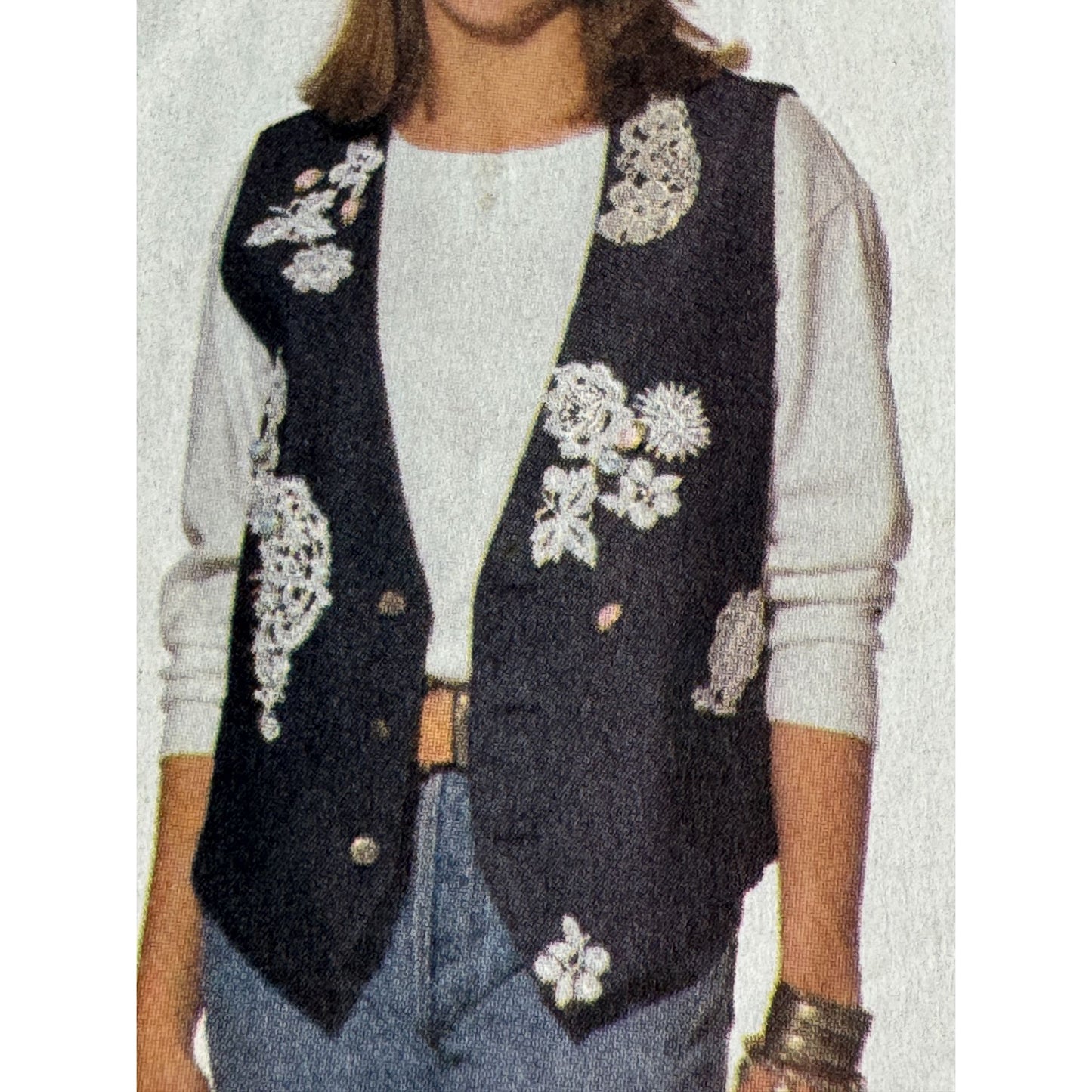 Butterick Sewing Pattern 6497 Unisex Vest All Sizes Loose Fitting Button Front