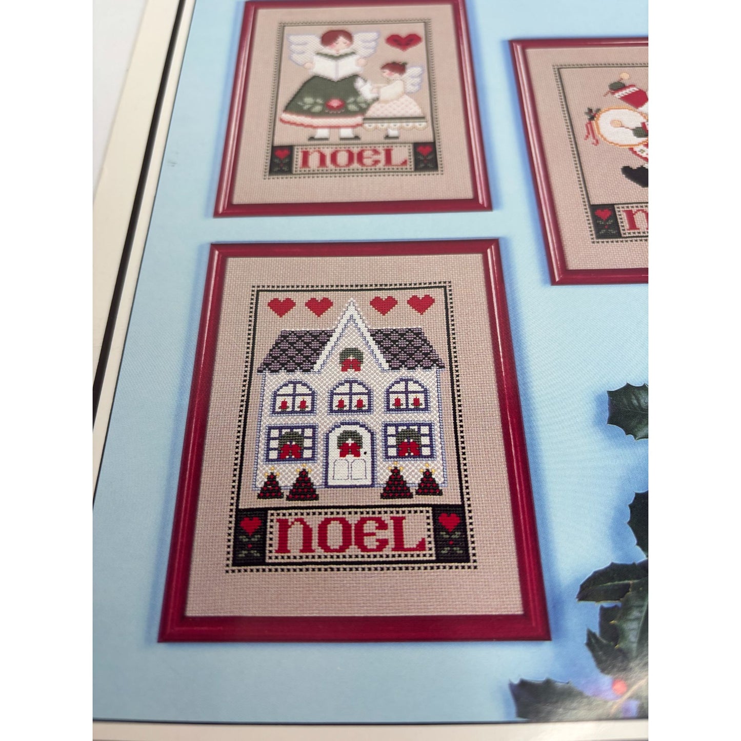 Astor Place Counted Thread Cross Stitch Pattern Book Noel Trio Christmas Santa