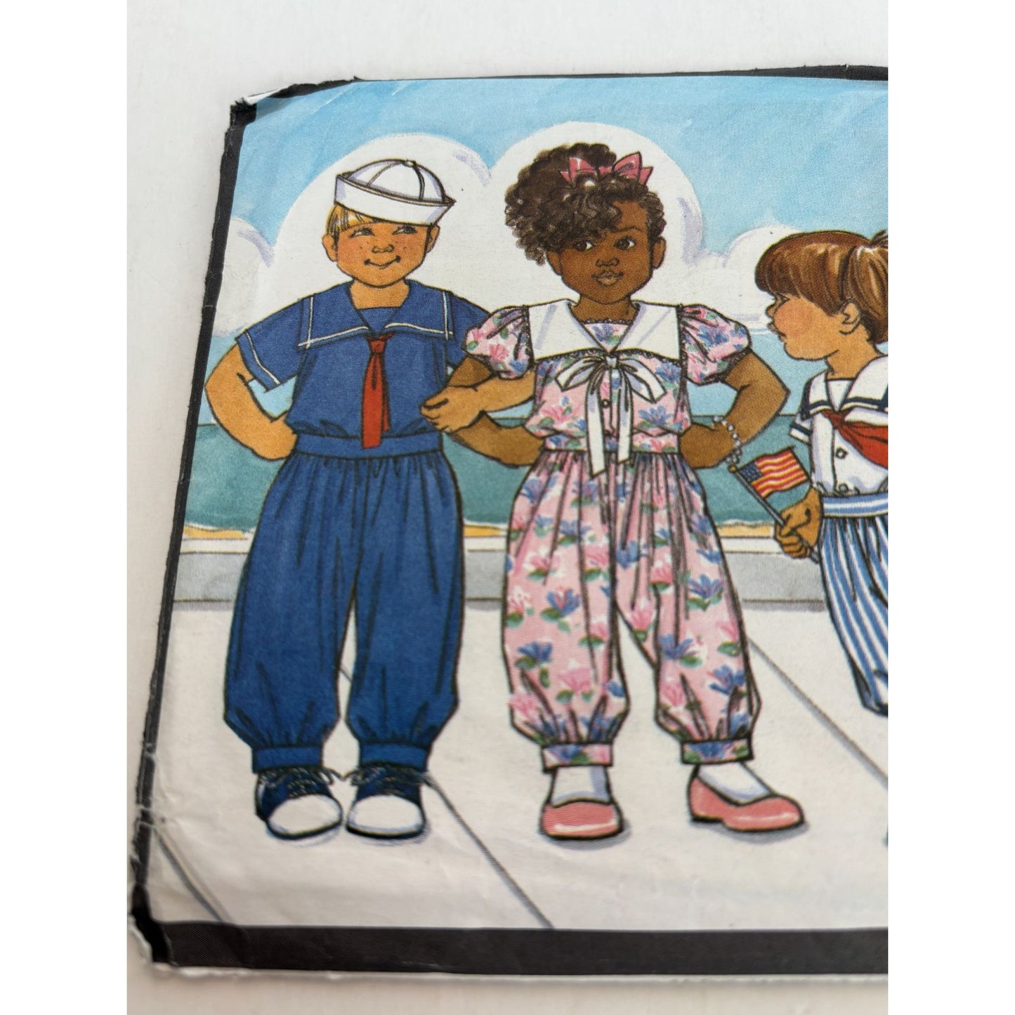 Butterick Sewing Pattern 5346 Busybodies Toddler Shirt Top Pants Size 1 2 3 Easy