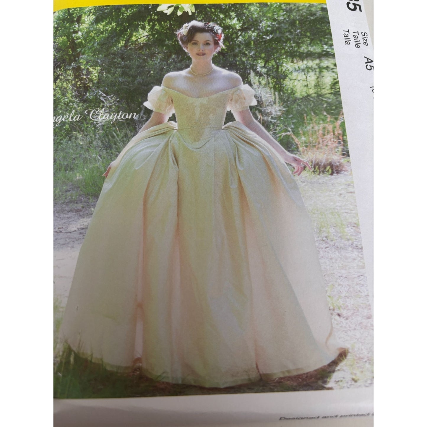 McCalls Sewing Pattern M7885 Princess Costume Dress Ball Gown Boned Bodice 14-22