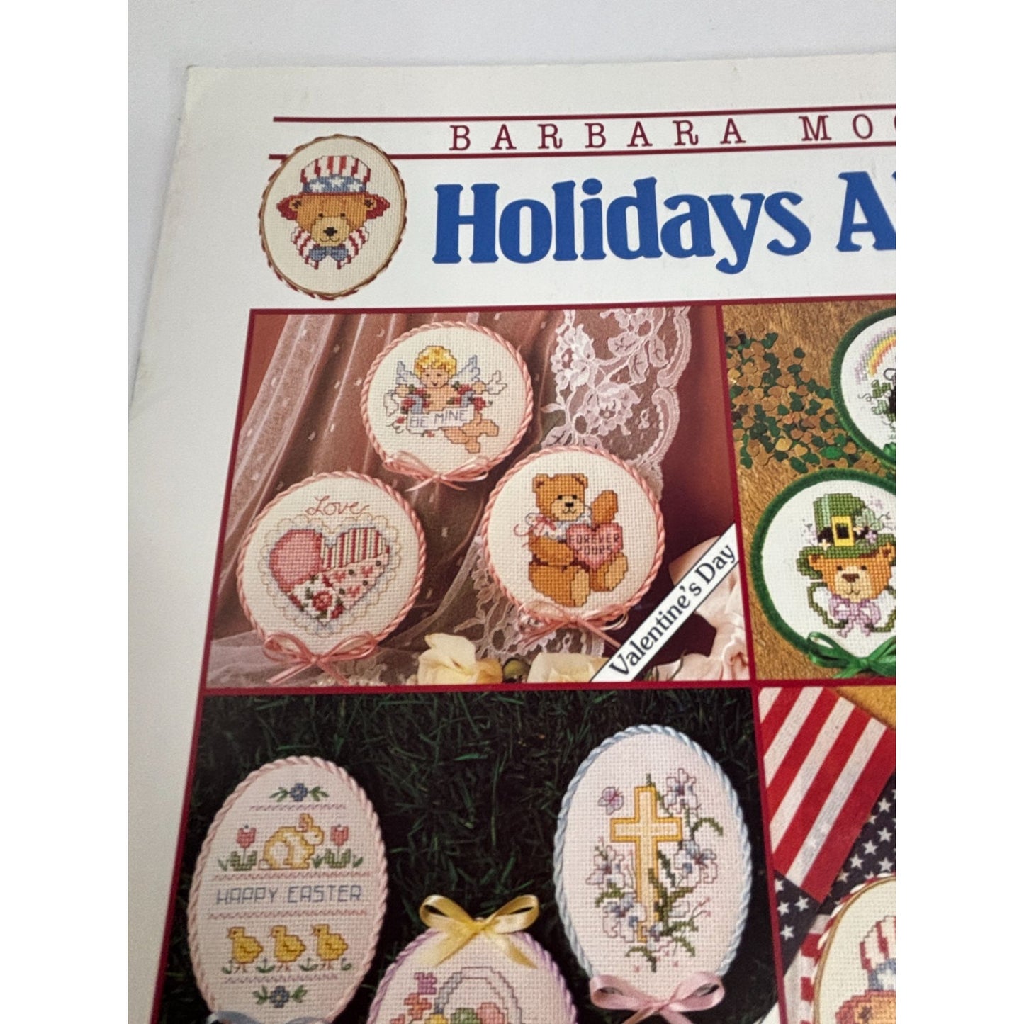 Dimensions Cross Stitch Pattern Book Holidays All Year Easter Bears Halloween