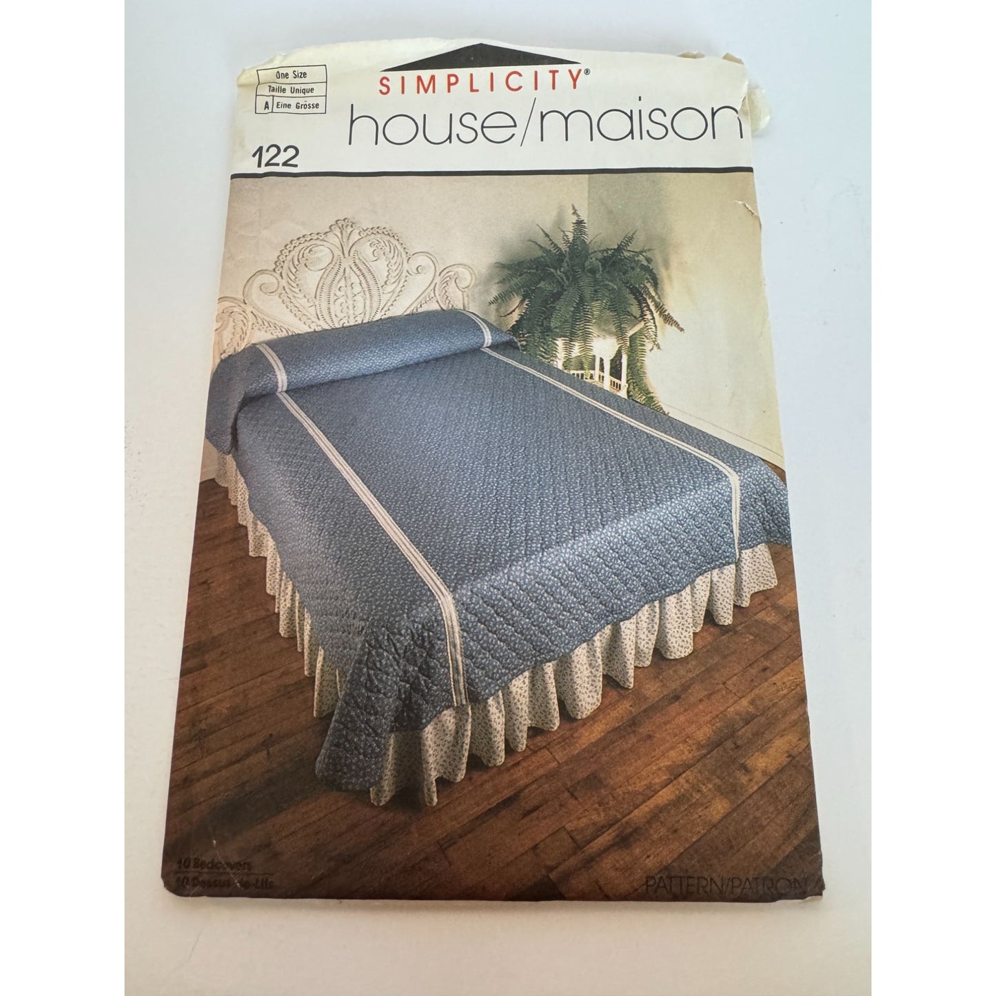 Simplicity 122 Instruction Cards Bedspread Pattern for Beds Bedroom Home Decor