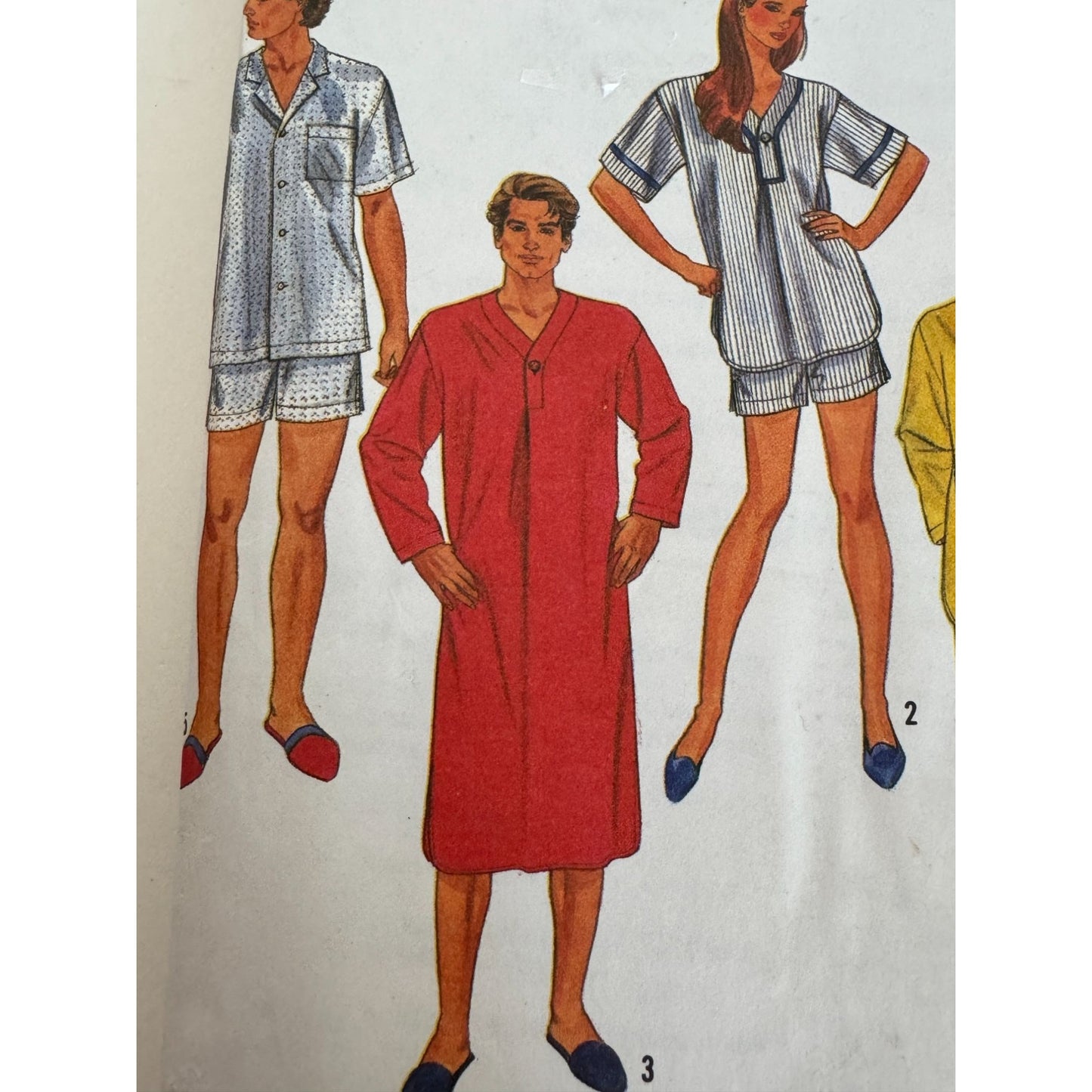 Simplicity Sewing Pattern 8963 Unisex Pajamas and Nightshirt Sizes XS-XL Easy Sew UC