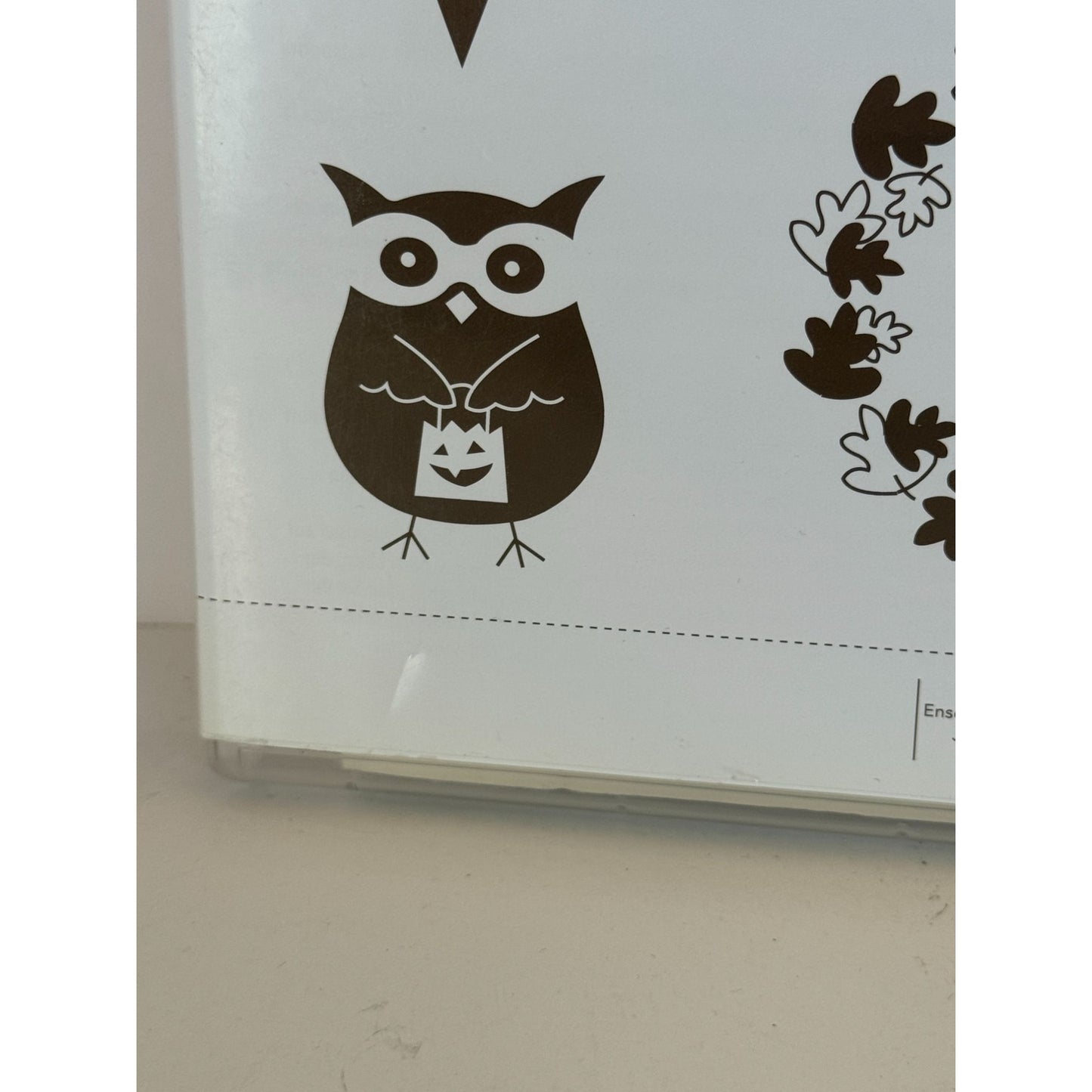 Stampin Up Clear Mount Rubber Stamps Warmest of Wishes Halloween Owl Fall Wreath